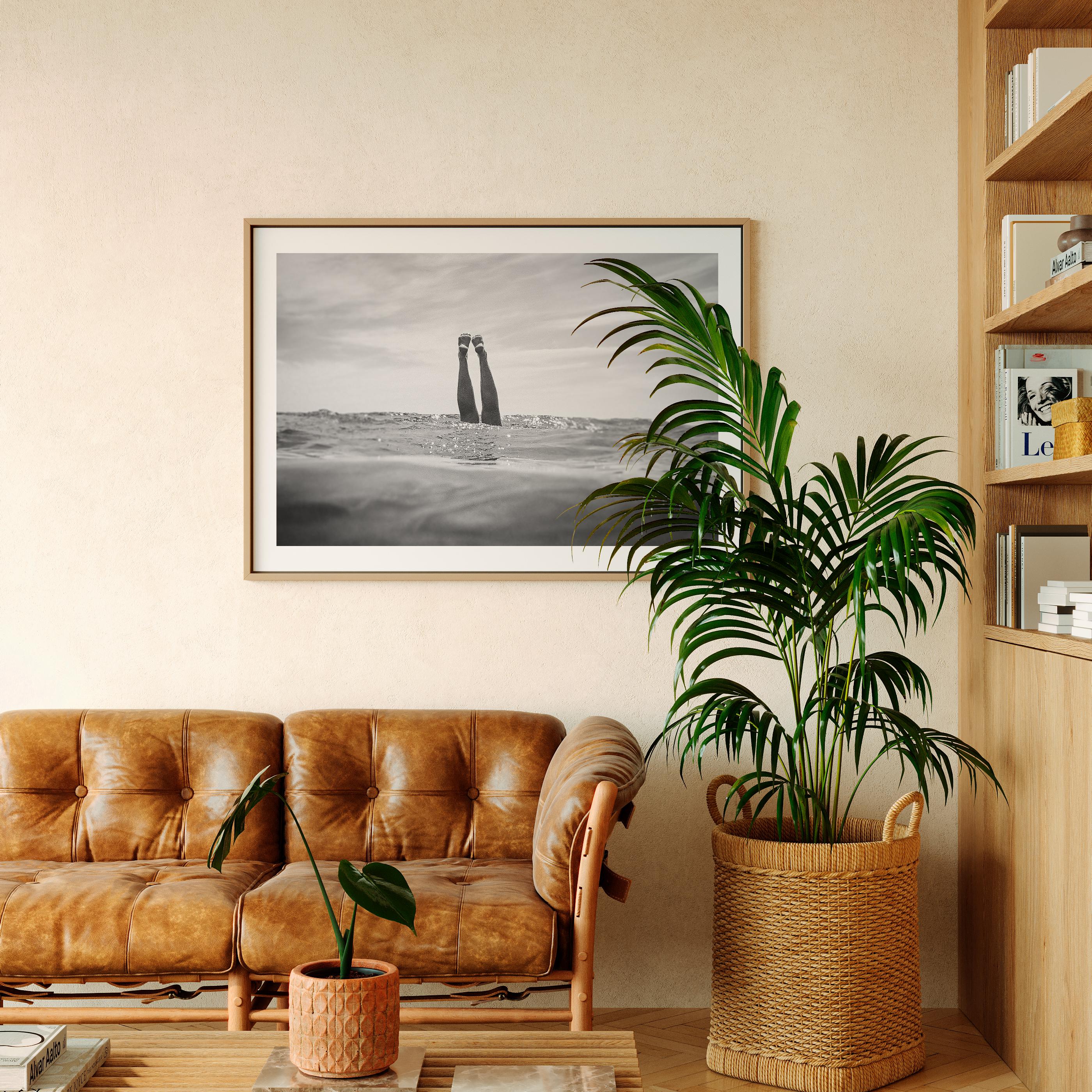 Black and White FRAMED or UNFRAMED Wall Art, Beach Photography Framed, B&W Boho Coastal Photography, Summer Ocean Poster, Coastal Decor