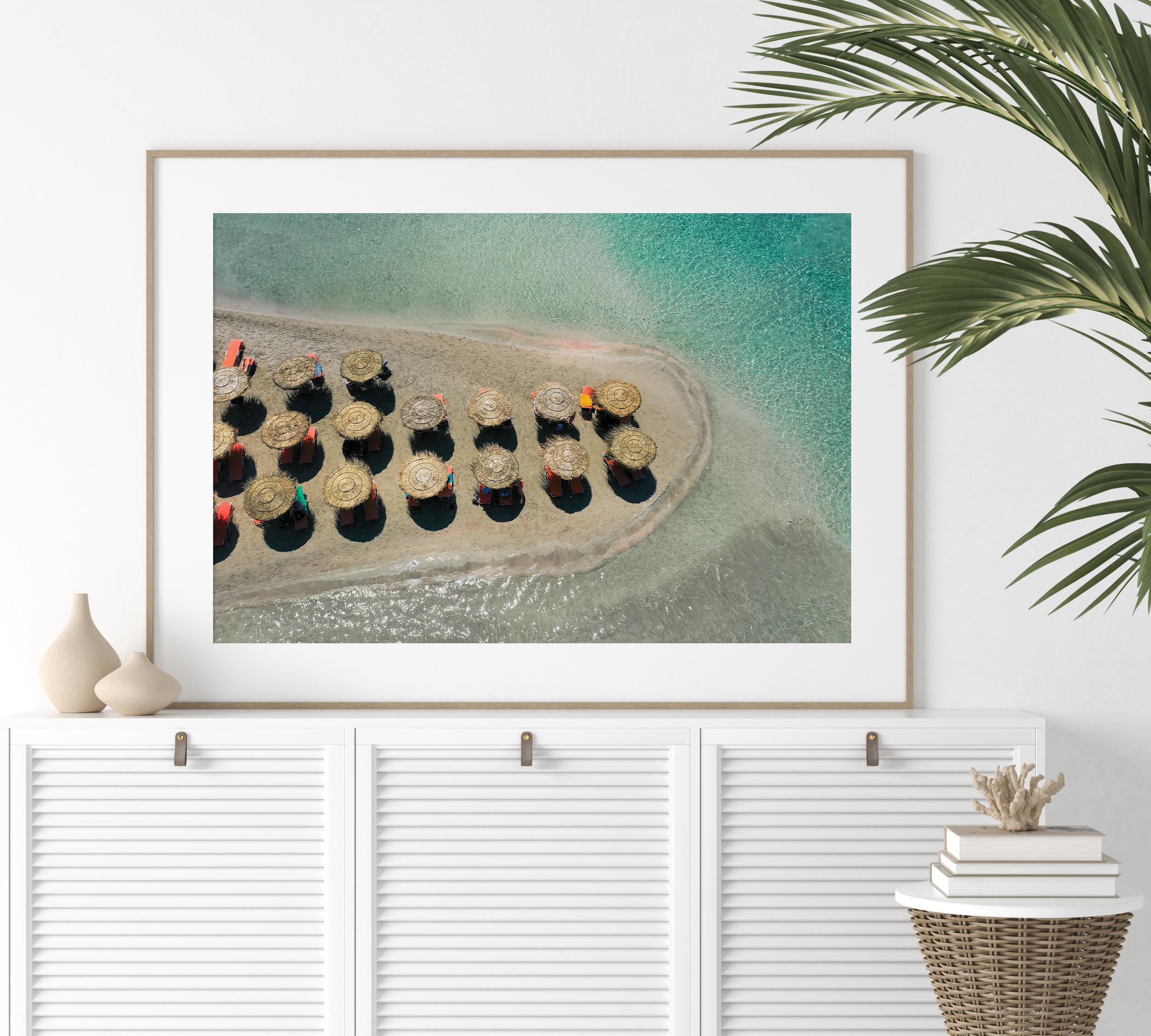 Coastal Print Digital Download, Pastel Beach Wall Art, Boho Coastal Photography, Summer Ocean Digital Poster, Aerial Ocean Poster
