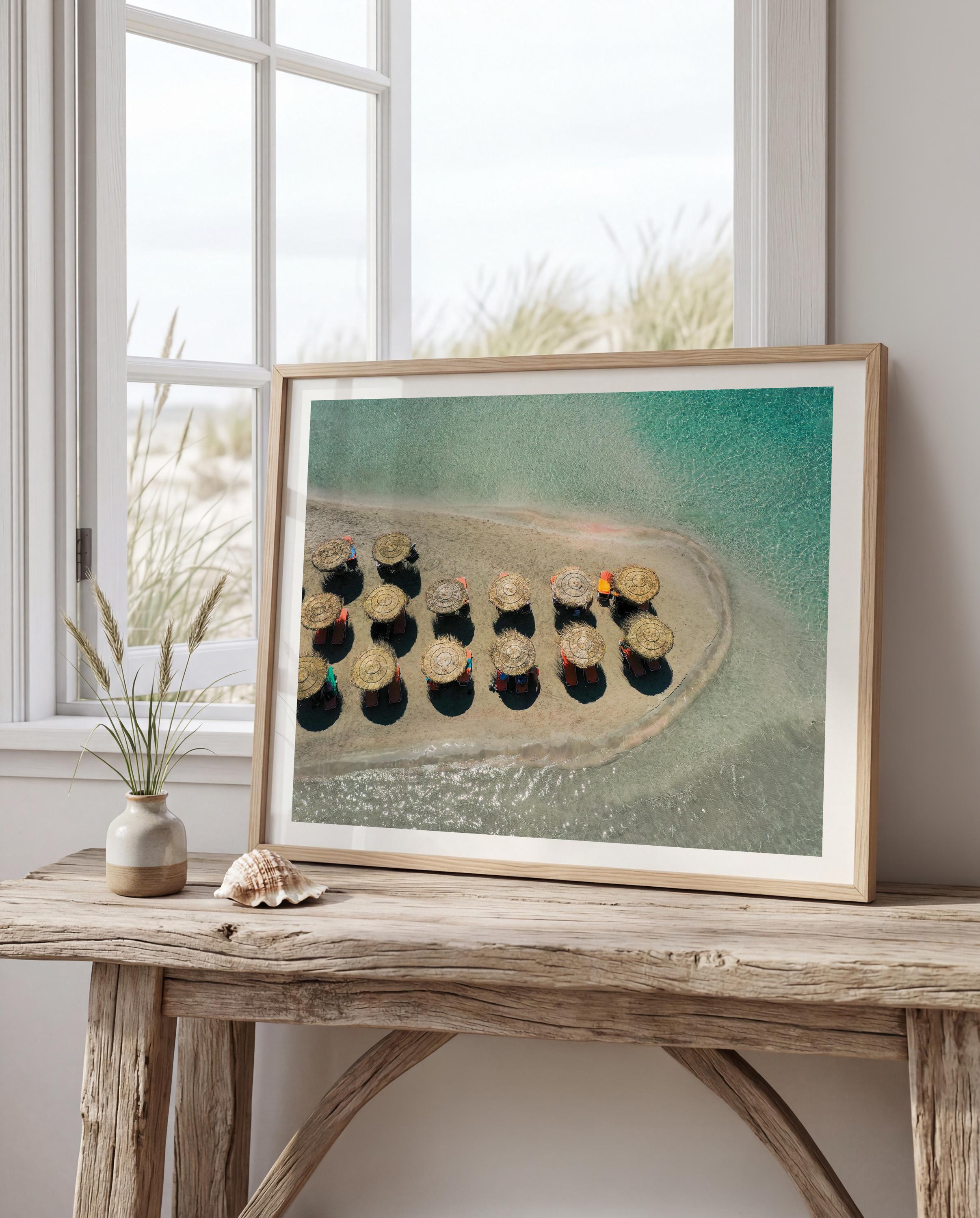 Coastal Print Digital Download, Pastel Beach Wall Art, Boho Coastal Photography, Summer Ocean Digital Poster, Aerial Ocean Poster