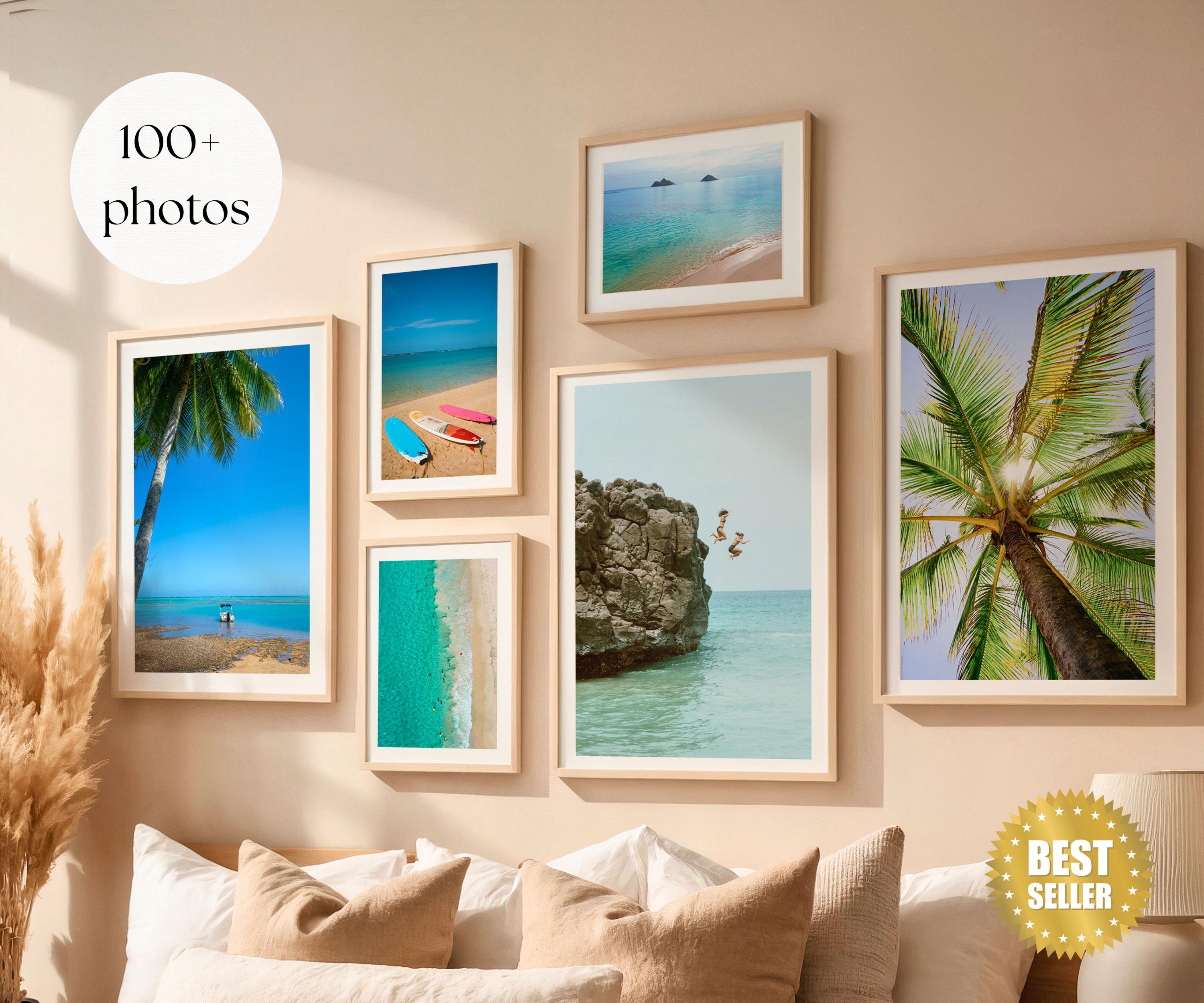Set of 100+ Beach Prints, Coastal Prints, Coastal Wall Art, Beach Posters, Surf Art, Beach Wall Art, Coastal Prints Download Bundle
