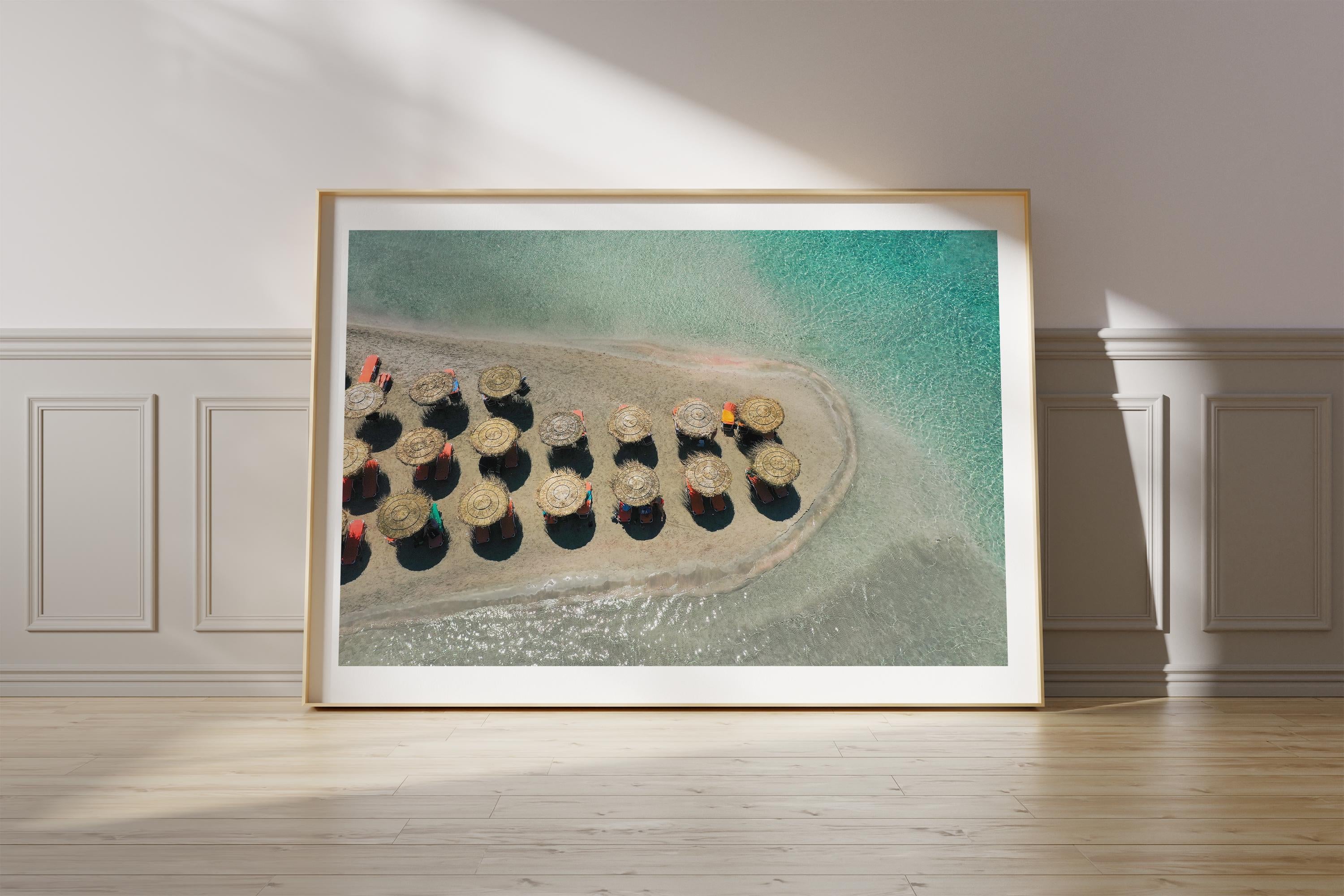 Coastal Print Digital Download, Pastel Beach Wall Art, Boho Coastal Photography, Summer Ocean Digital Poster, Aerial Ocean Poster