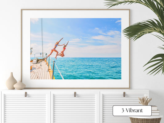 Coastal Print FRAMED or UNFRAMED, Beach Wall Art, Coastal Wall Art, Ocean Poster,