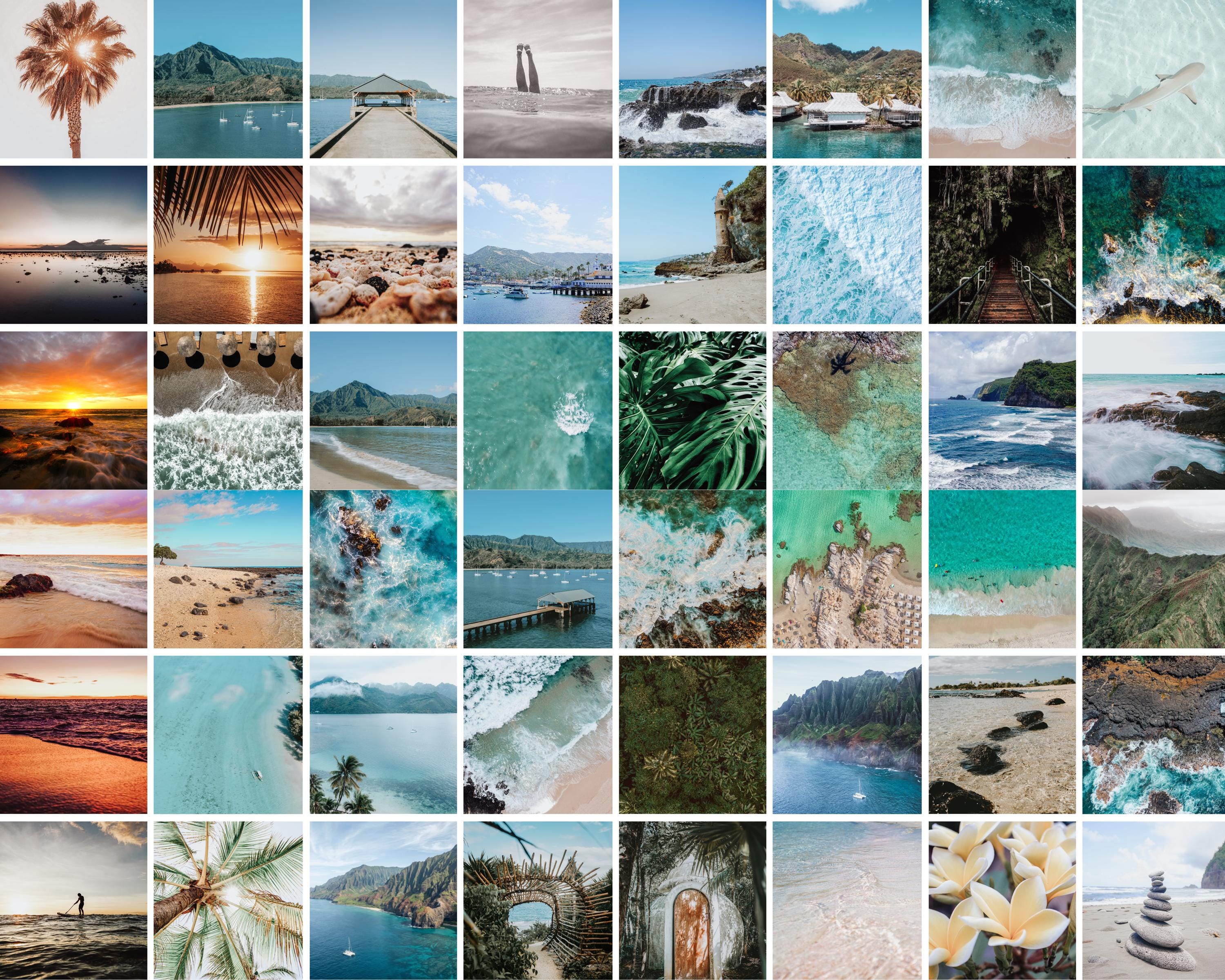 1000 Prints NEUTRAL BEACH Collection, Beach Wall Art, Ocean Print, Coastal Print, Beach Prints, Coastal Wall Decor, California Print