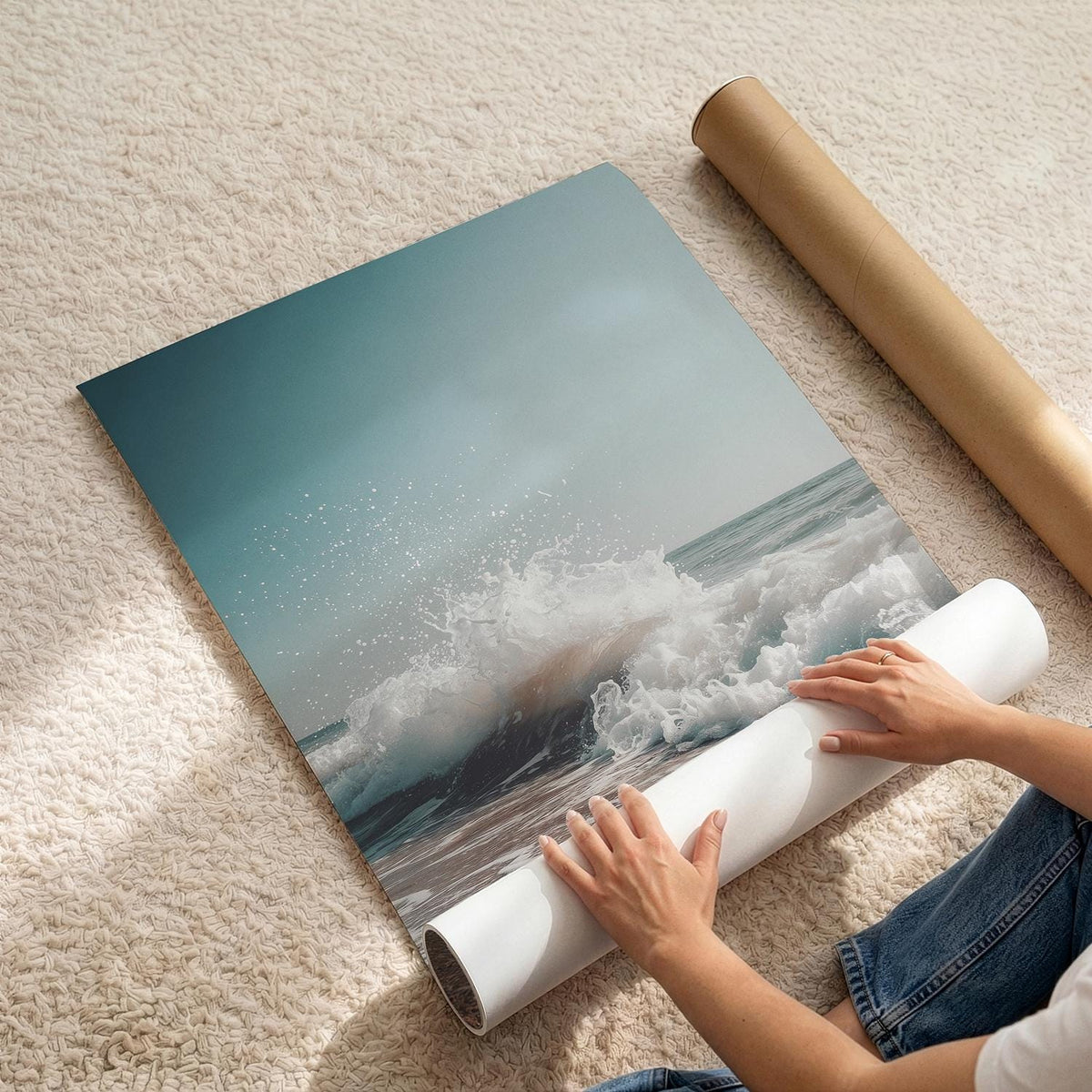 Coastal Wall Art Set of 3 Prints, California Beach Photography, Ocean & Surf Decor, Beach House Gallery Set, Framed or Unframed