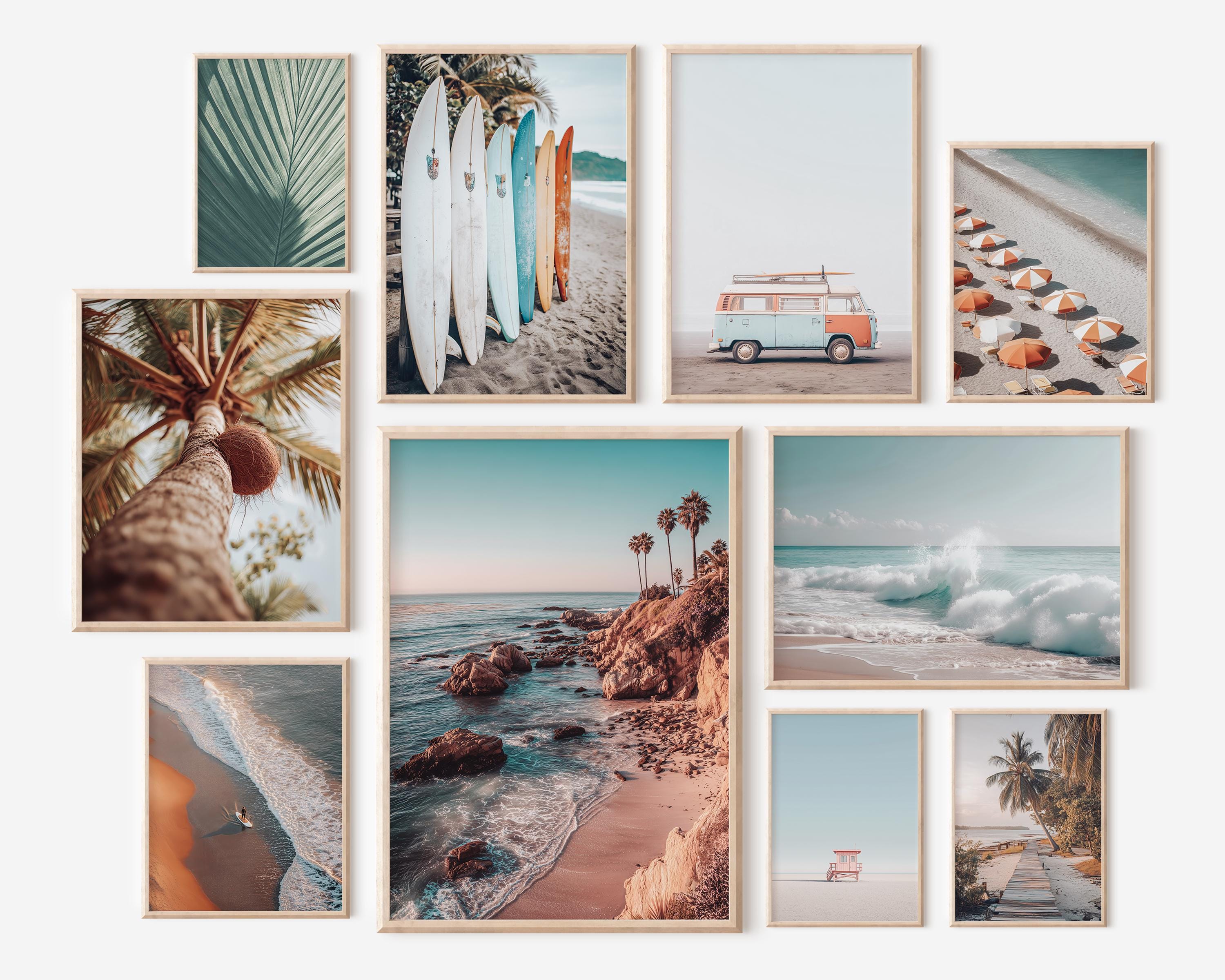 1000 Prints NEUTRAL BEACH Collection, Beach Wall Art, Ocean Print, Coastal Print, Beach Prints, Coastal Wall Decor, California Print