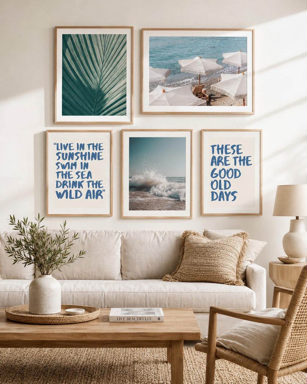 1000 Prints NEUTRAL BEACH Collection, Beach Wall Art, Ocean Print, Coastal Print, Beach Prints, Coastal Wall Decor, California Print