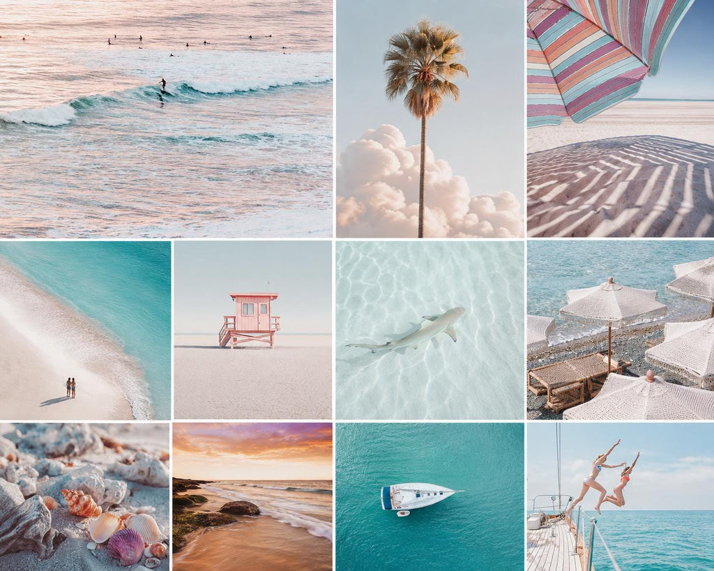 1000 Prints NEUTRAL BEACH Collection, Beach Wall Art, Ocean Print, Coastal Print, Beach Prints, Coastal Wall Decor, California Print