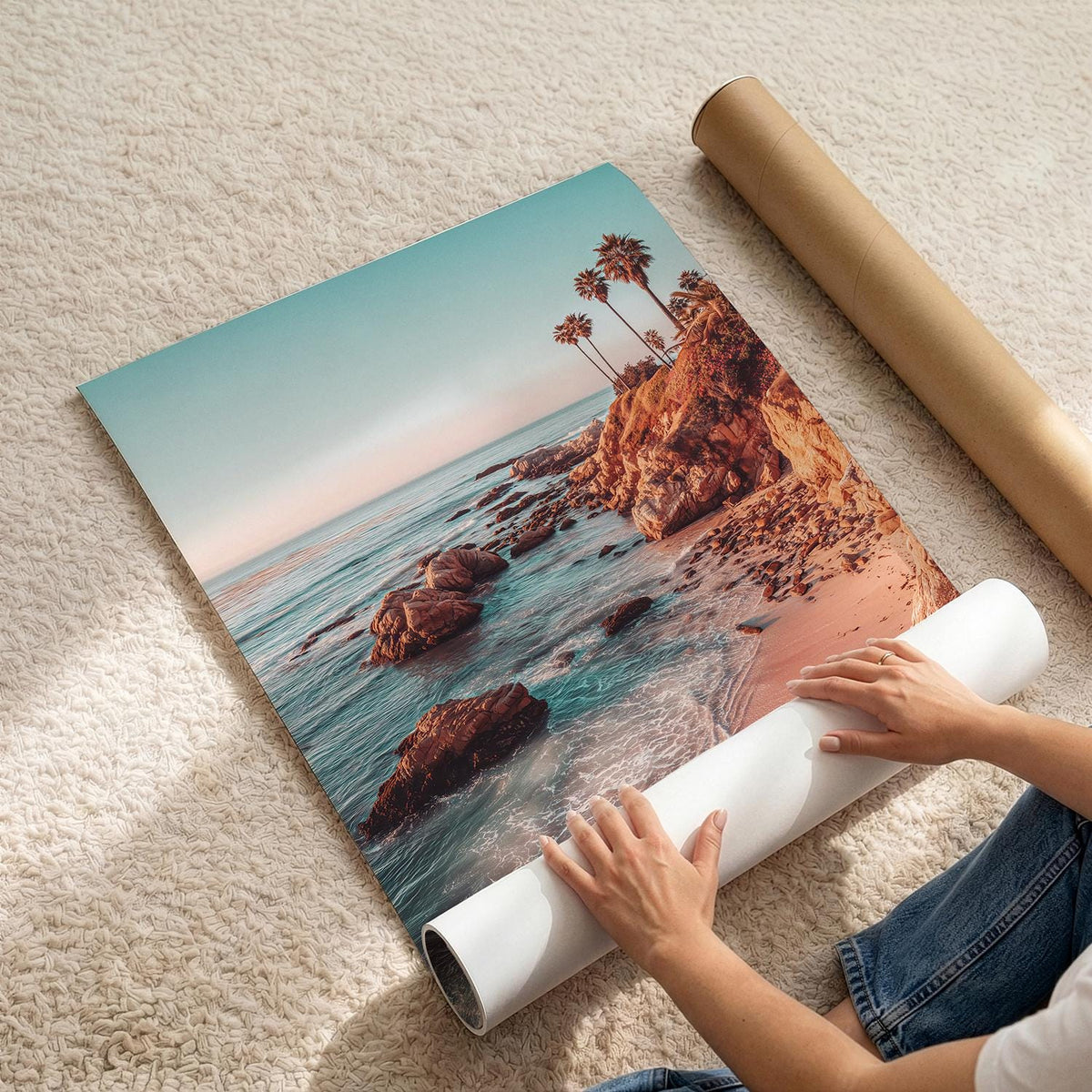 Coastal Wall Art Set of 3 Prints, California Beach Photography, Ocean & Surf Decor, Beach House Gallery Set, Framed or Unframed